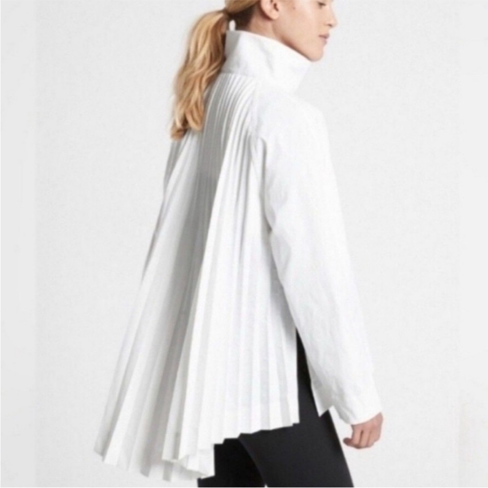 Athleta White Sojourn Top - Picture 2 of 7